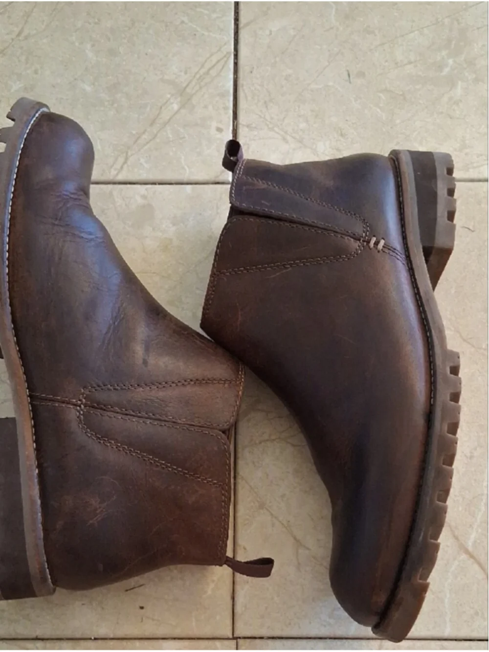 Kodiak Brown Leather Chukka Boots 41